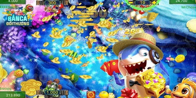 Bắn cá thần rồng là game giải trí thú vị với nhiều cấp độ khó khác nhau